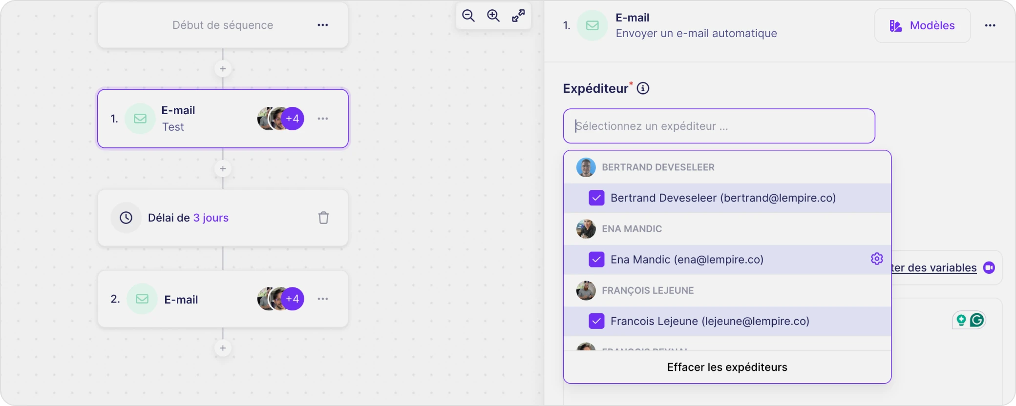 Dashboard analytics Ontext Flow : KPI en temps réel et taux de conversion par étape